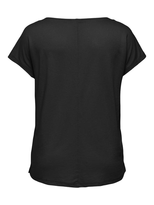 CARNICKY LIFE CAPSLEEVE V-NECK CUR