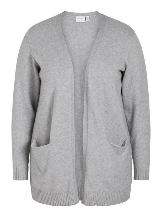 VIRIL OPEN L/S KNIT CARDIGAN/CUR - NOOS