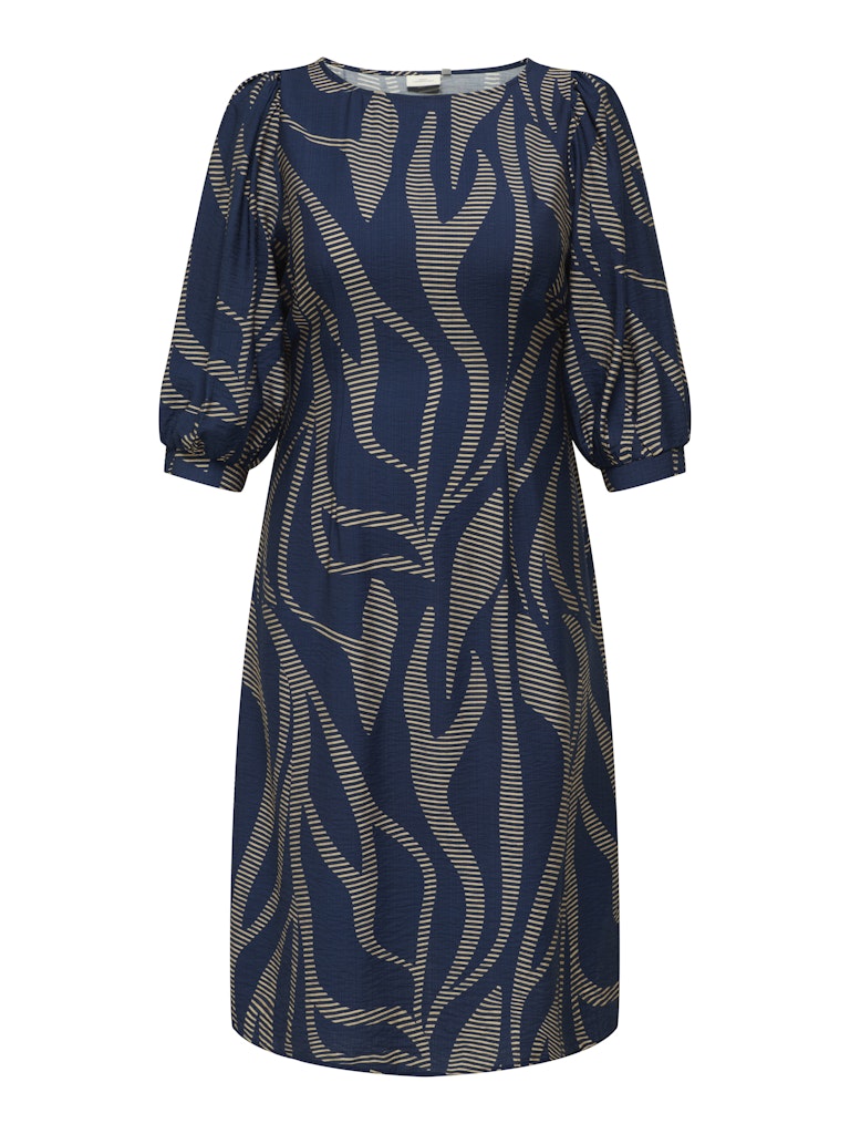 CARFANNIL 3/4 CALF SMOCK DRESS CUR