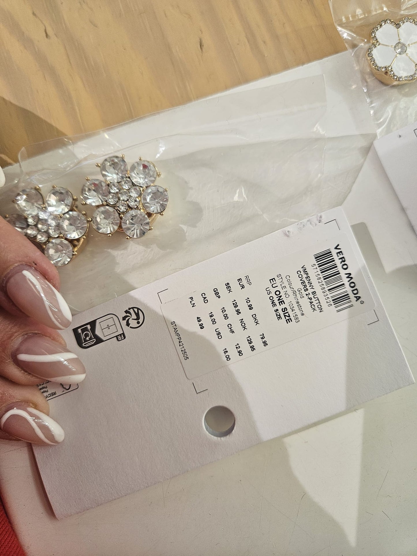 VMPENNY BUTTON COVERS 2-PACK