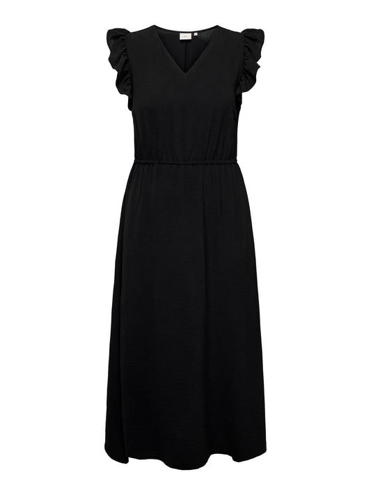 Carmetta Life S/L Long Dress Cur Curve Jurken En Jumpsuits