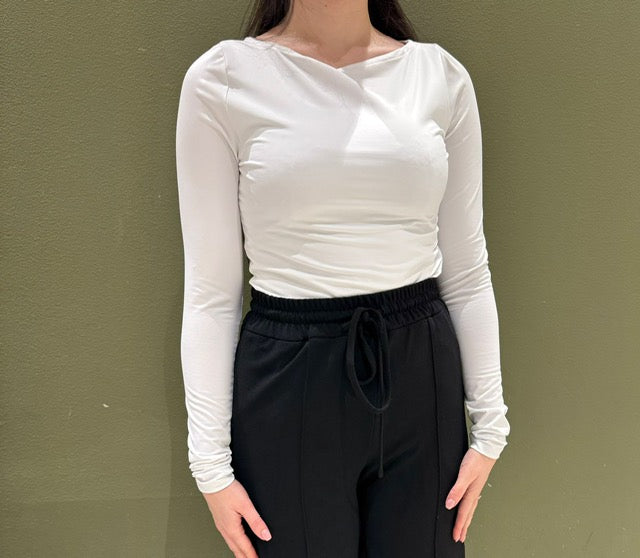 VMMONIQUE LS BOAT NECK TOP Tops