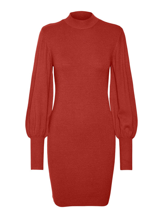 Vmhollykarispuff Ls Highnck Dress Ga Boo Jurken