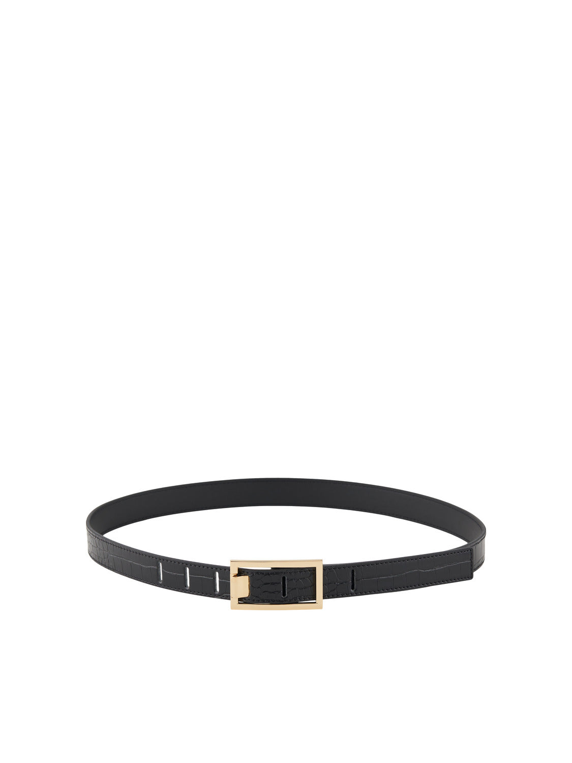 ALEXANDRA CROCO JEANS BELT