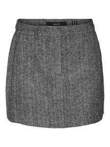 Vmlizzie Hr Herringbone Mini Skirt Rokken En Shorts