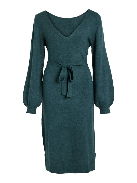 Viril Rev V-Neck Knit Dress - Noos Jurken