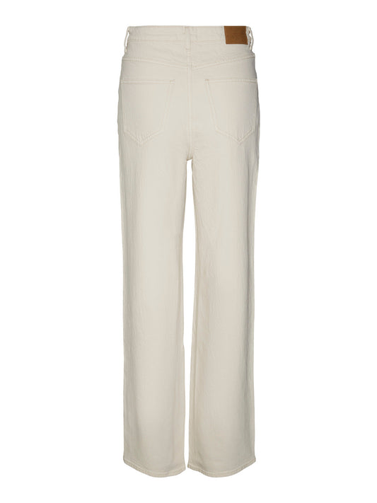 VMTESSA HR WIDE STR JEANS ECRU GA NOOS Jeans