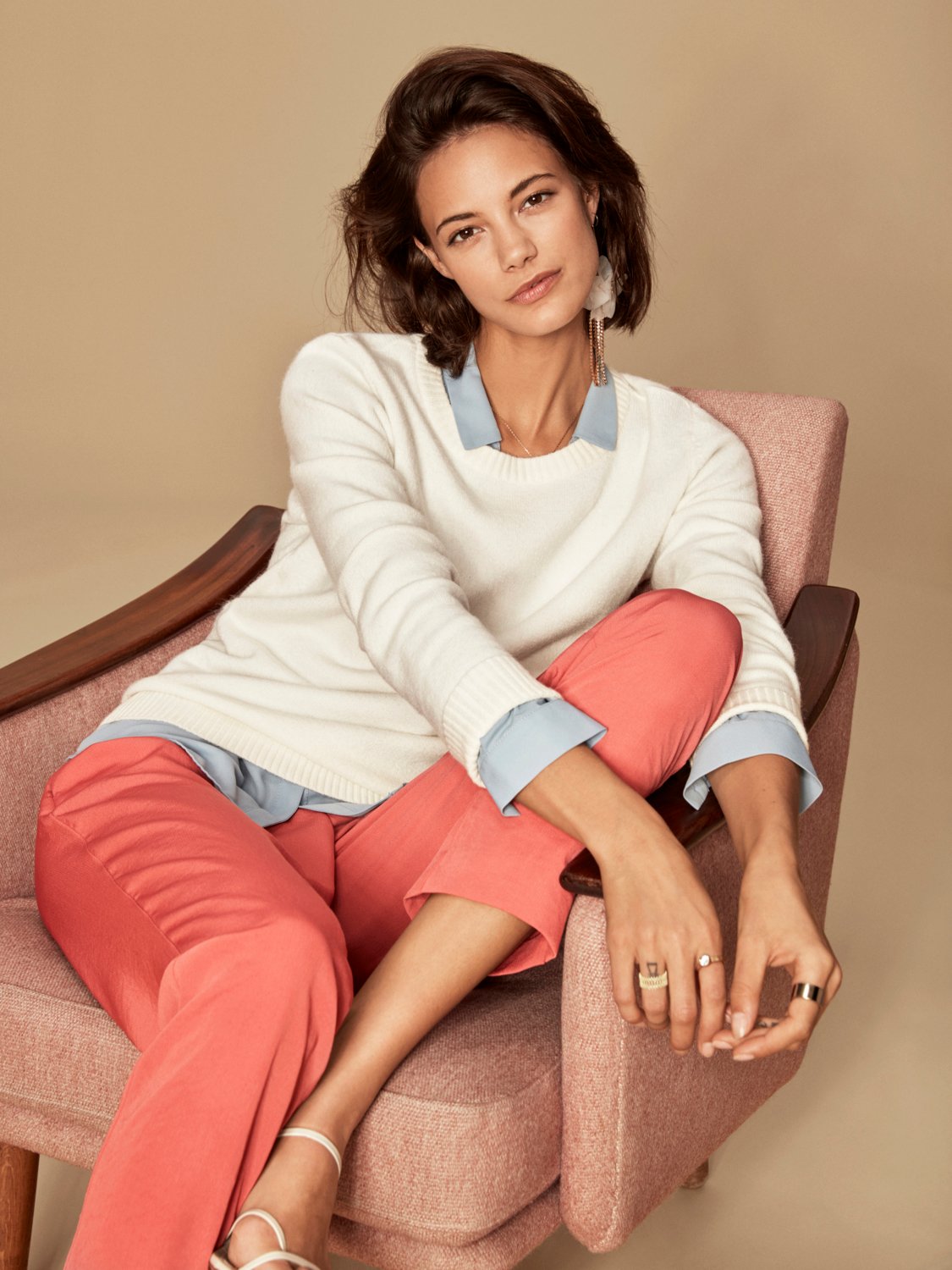 Viril O-Neck L/S Knit Top - Noos Truien