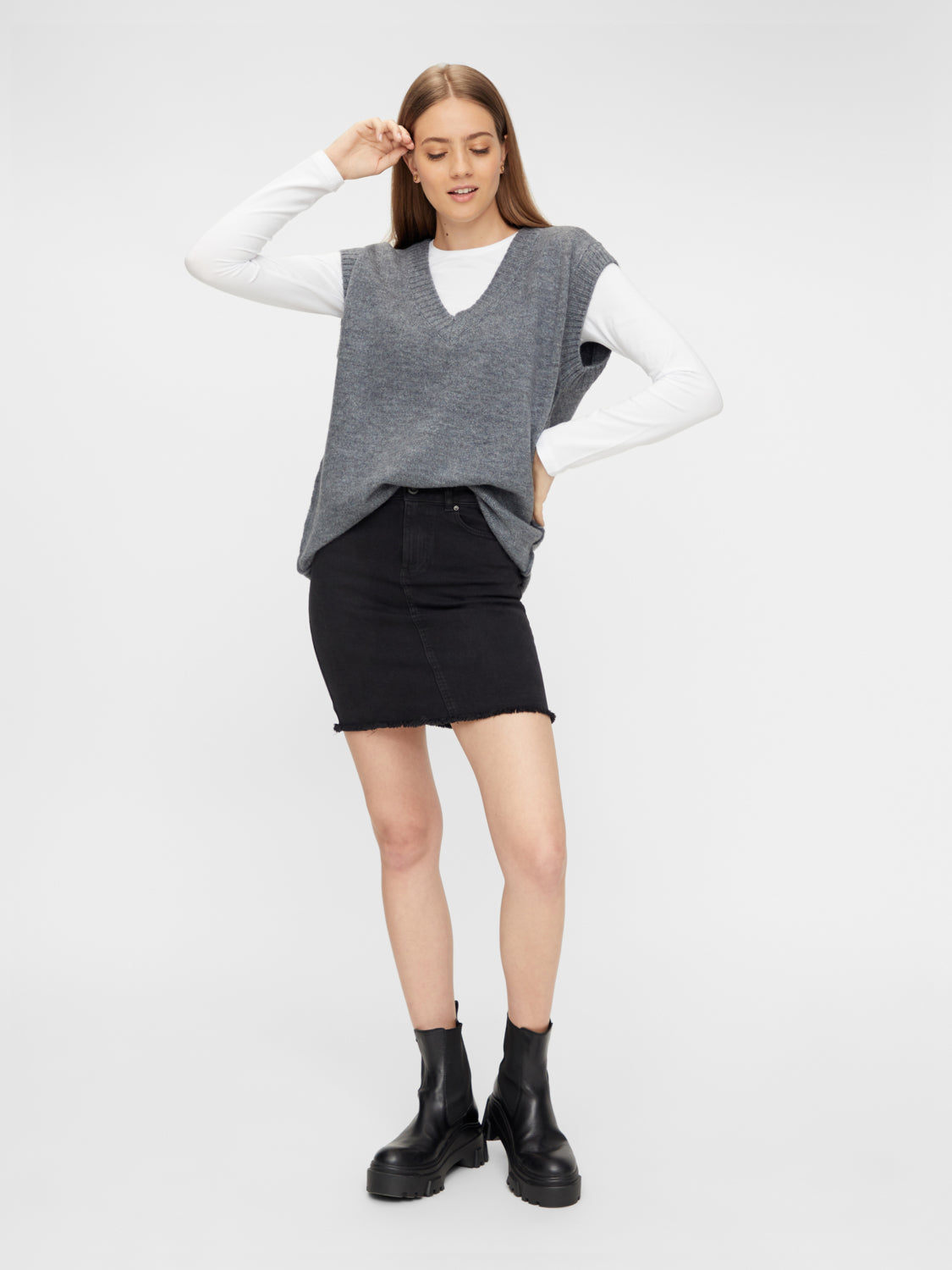 Pcsirene Ls Tee Noos Tops
