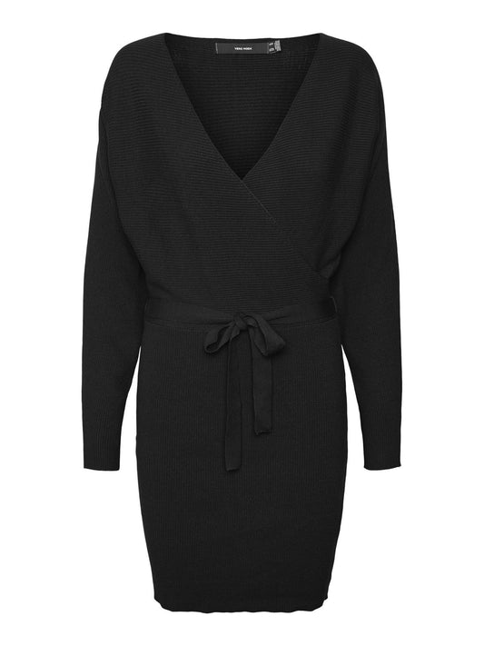 Hollyrem Ls V-Neck Dress Ga Noos Jurken