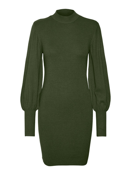Vmhollykarispuff Ls Highnck Dress Ga Boo Jurken