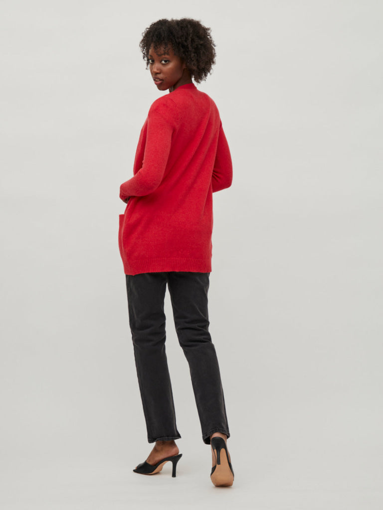 Viril Open L/S Knit Cardigan Vesten