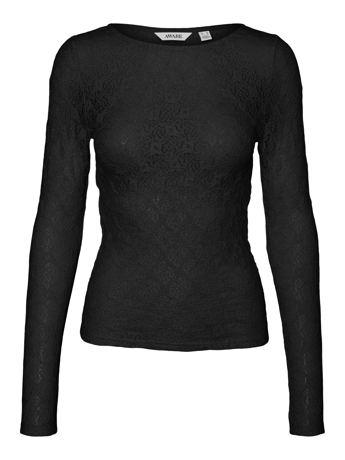 Vmlizzo Ls Boat Neck Lace Top Vma Tops