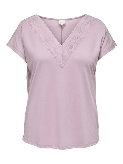 CARNICKY LIFE CAPSLEEVE V-NECK CUR