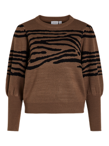 VIZEBRA L/S PUFF KNIT PULLOVER/KA/CUR