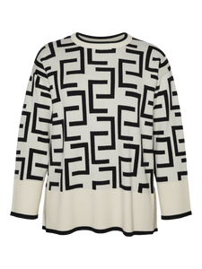 VMCSABA ART LS O-NECK LONG PULLOVER CUR