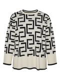 VMCSABA ART LS O-NECK LONG PULLOVER CUR