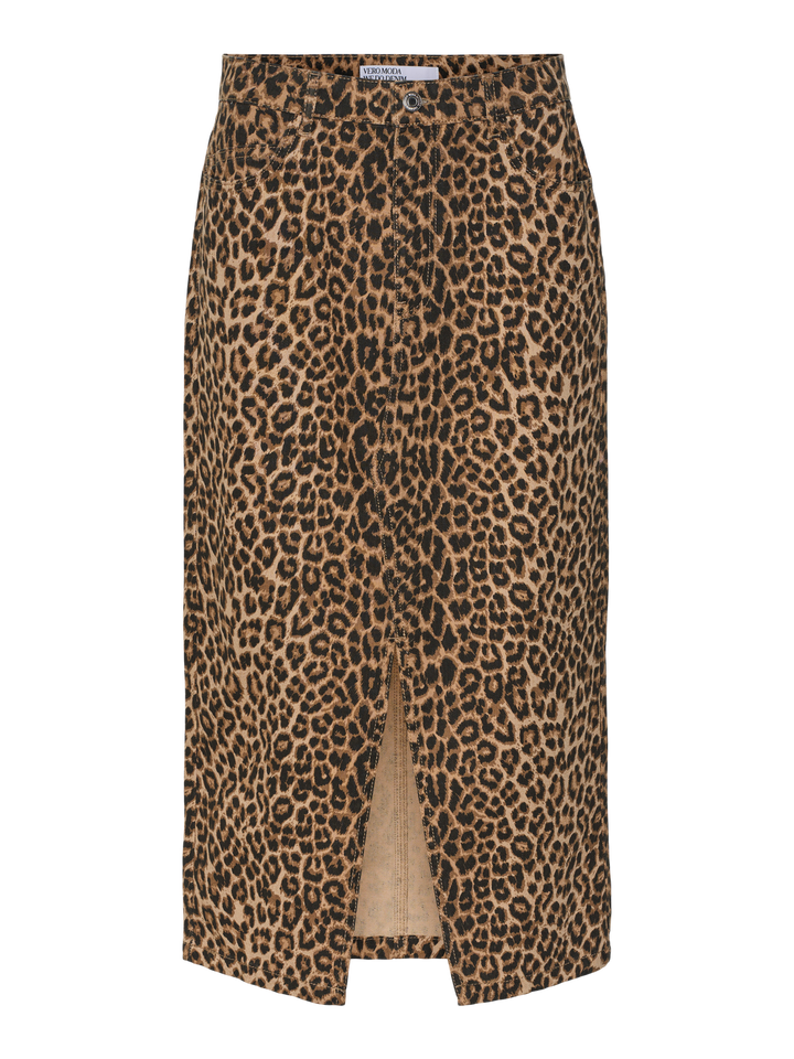 VMVERI HR LEO CALF SKIRT