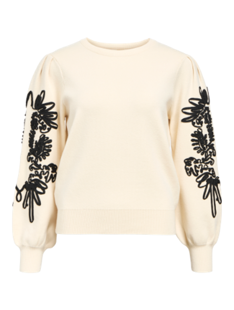 OBJJOANA L/S KNIT PULLOVER REP