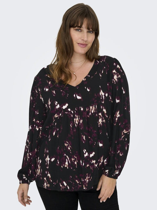 CARINDIGO LIFE LS V-NECK TOP CUR