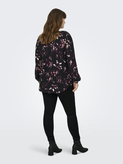 CARINDIGO LIFE LS V-NECK TOP CUR