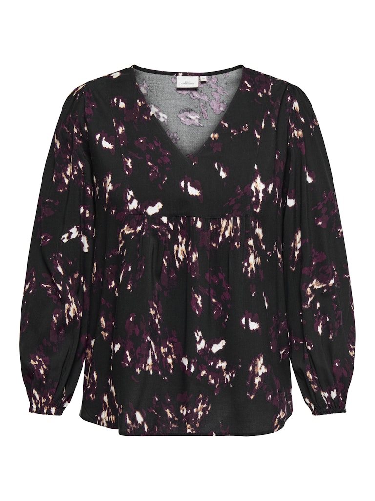 CARINDIGO LIFE LS V-NECK TOP CUR