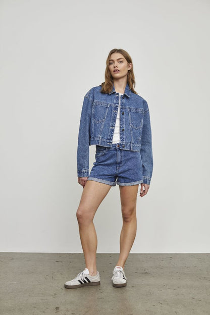 NMRONJA L/S CROP DNM JACKET VI433MB NOOS