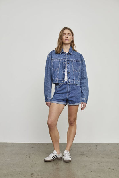 NMRONJA L/S CROP DNM JACKET VI433MB NOOS