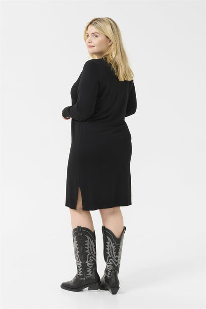 KCLIZZY KNIT DOUBLE V DRESS
