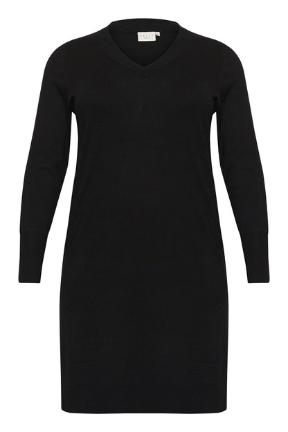 KCLIZZY KNIT DOUBLE V DRESS