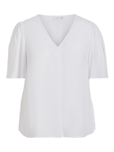 Vilucia V-Neck 2/4 Top/Cur - Noos Curve Tops