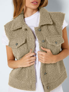 NMHINNY S/L BOUCLE VEST