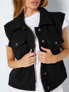 NMHINNY S/L BOUCLE VEST