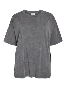 NMRENA IDA S/S T-SHIRT WASHED JRS CURVE