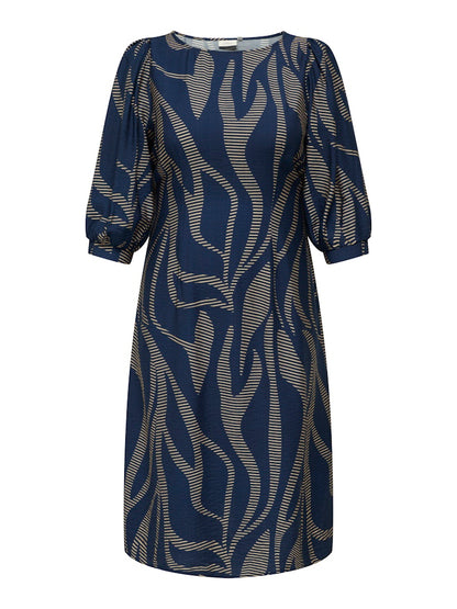 CARFANNIL 3/4 CALF SMOCK DRESS CUR