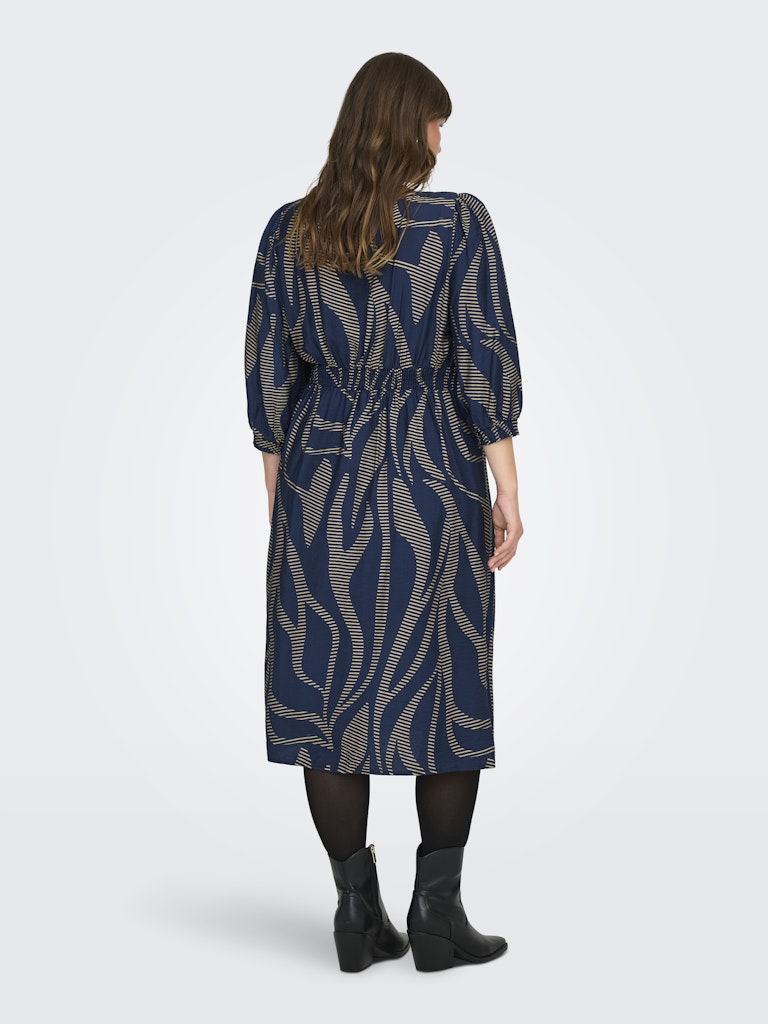 CARFANNIL 3/4 CALF SMOCK DRESS CUR