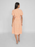 VILOVIE S/S WRAP MIDI DRESS - NOOS