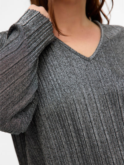 VMCLULA LS V-NECK TOP EXP CUR