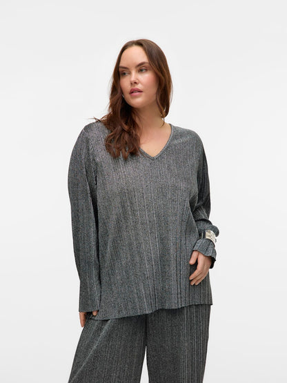 VMCLULA LS V-NECK TOP EXP CUR