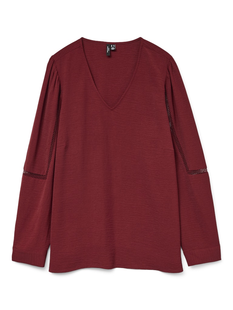 VMCALVA LACE L/S TOP  CUR