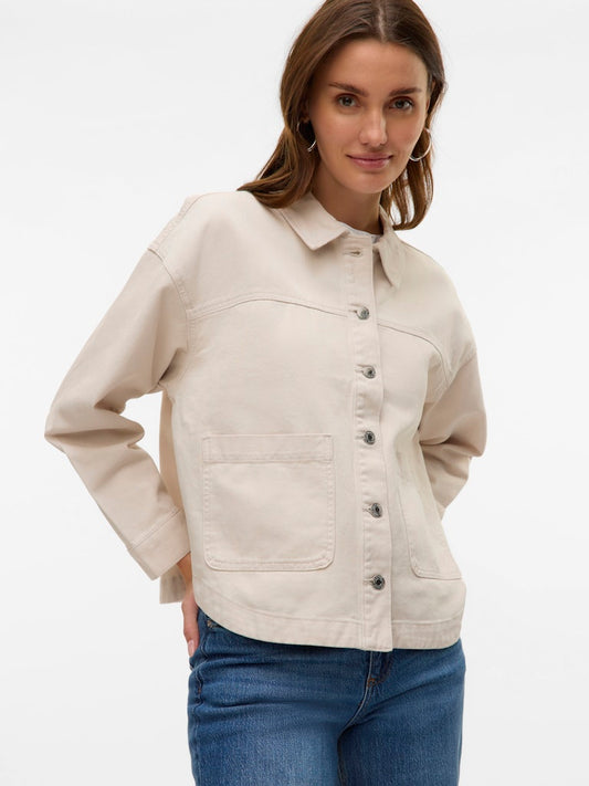 VMJAMIE LS DENIM SHACKET