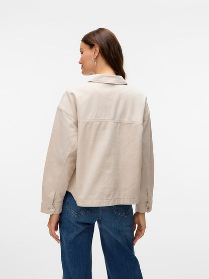 VMJAMIE LS DENIM SHACKET