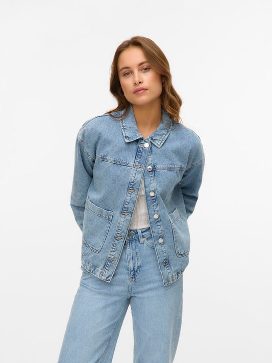 VMJAMIE LS DENIM SHACKET