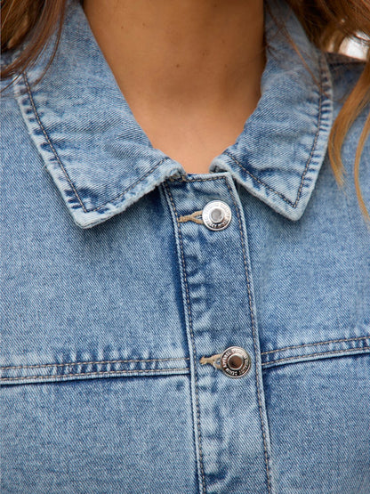 VMJAMIE LS DENIM SHACKET