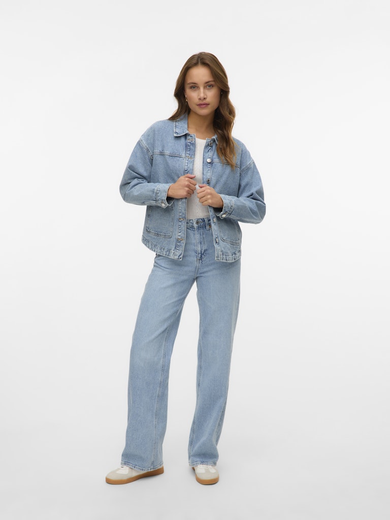 VMJAMIE LS DENIM SHACKET