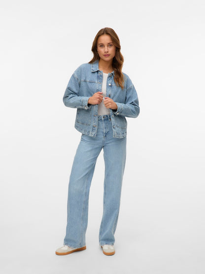 VMJAMIE LS DENIM SHACKET