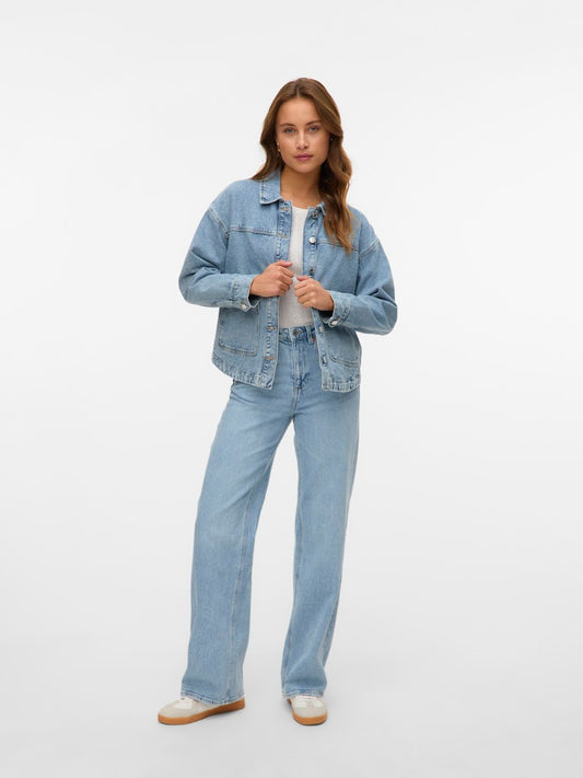 VMJAMIE LS DENIM SHACKET