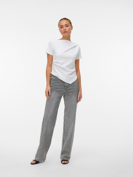 VMMILLE SS BOATNECK SHORT TOP JRS NOOS