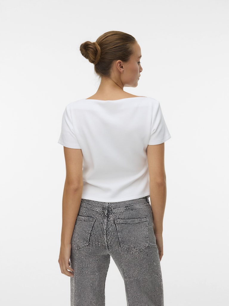 VMMILLE SS BOATNECK SHORT TOP JRS NOOS