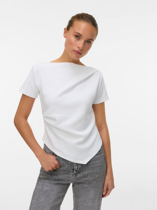 VMMILLE SS BOATNECK SHORT TOP JRS NOOS